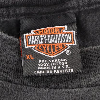 Vintage 1997 HARLEY DAVIDSON Jamestown "Proud & Fearless" Howling Wolves T-Shirt (L-XL)