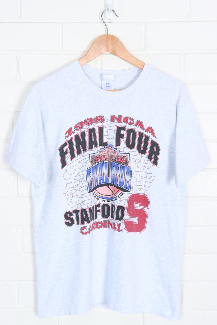 1998 NCAA Final Four Stanford Cardinal Basketball College Tee (M-L)