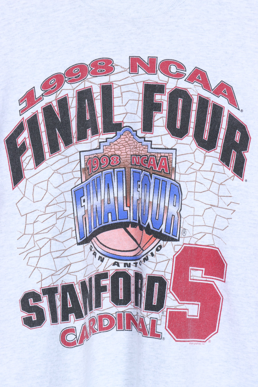 1998 NCAA Final Four Stanford Cardinal Basketball College Tee (M-L)
