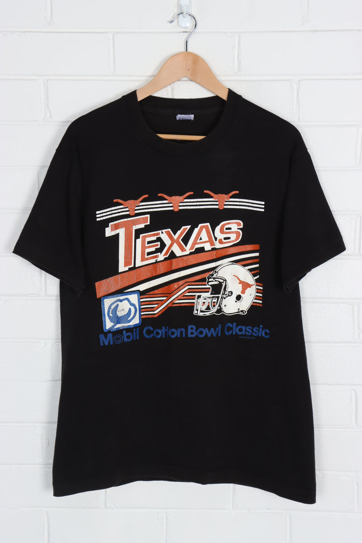 Texas Mobil Cotton Bowl Classic College USA Made Football Tee (M-L)