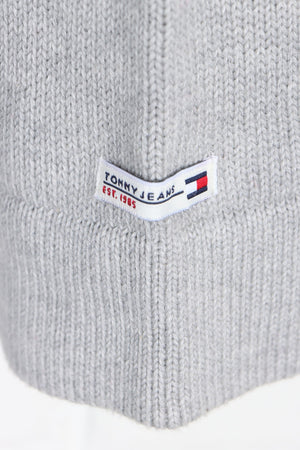 TOMMY HILFIGER JEANS Big Box Logo Knit Sweater Japan Made (L)