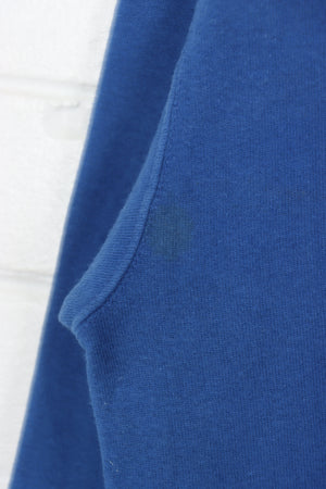 NIKE Centre Swoosh Royal Blue Spots USA Made Sweatshirt (XL)