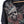 MARC ECKO Skull and Roses Design V-Neck Black T-Shirt (XL)