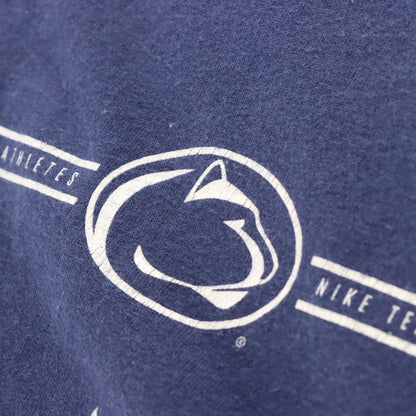 NIKE Penn State 'Nittany Lions' Navy Blue Vintage College Football Tee (XL-XXL)