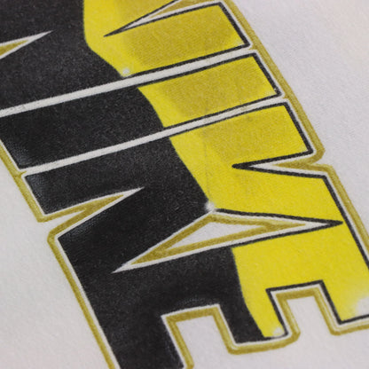 Vintage NIKE Y2K Spell Out Front Back Swoosh Logo Tee (L)