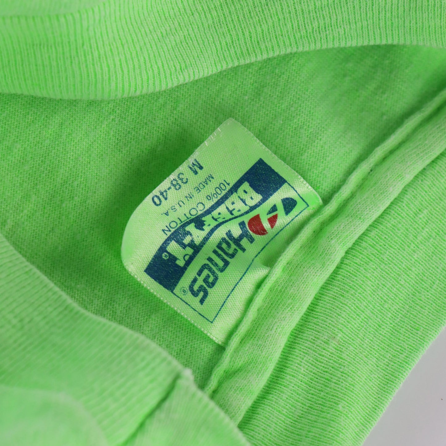 1989 Vintage NEW KIDS ON THE BLOCK 'Hangin' Tough!' Fluro Single Stitch Band Tee (XS)