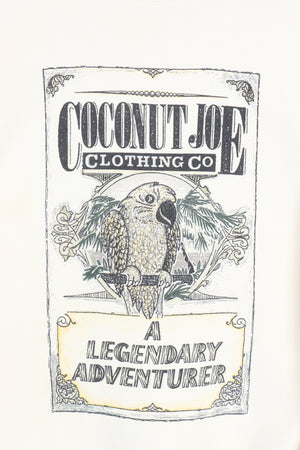 Coconut Joe Clothing Co Bird Cream Sweatshirt Canada Made (XXL)