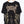 CHRISTIAN AUDIGIER Y2K Style Metallic USA Made Black Tee (L)