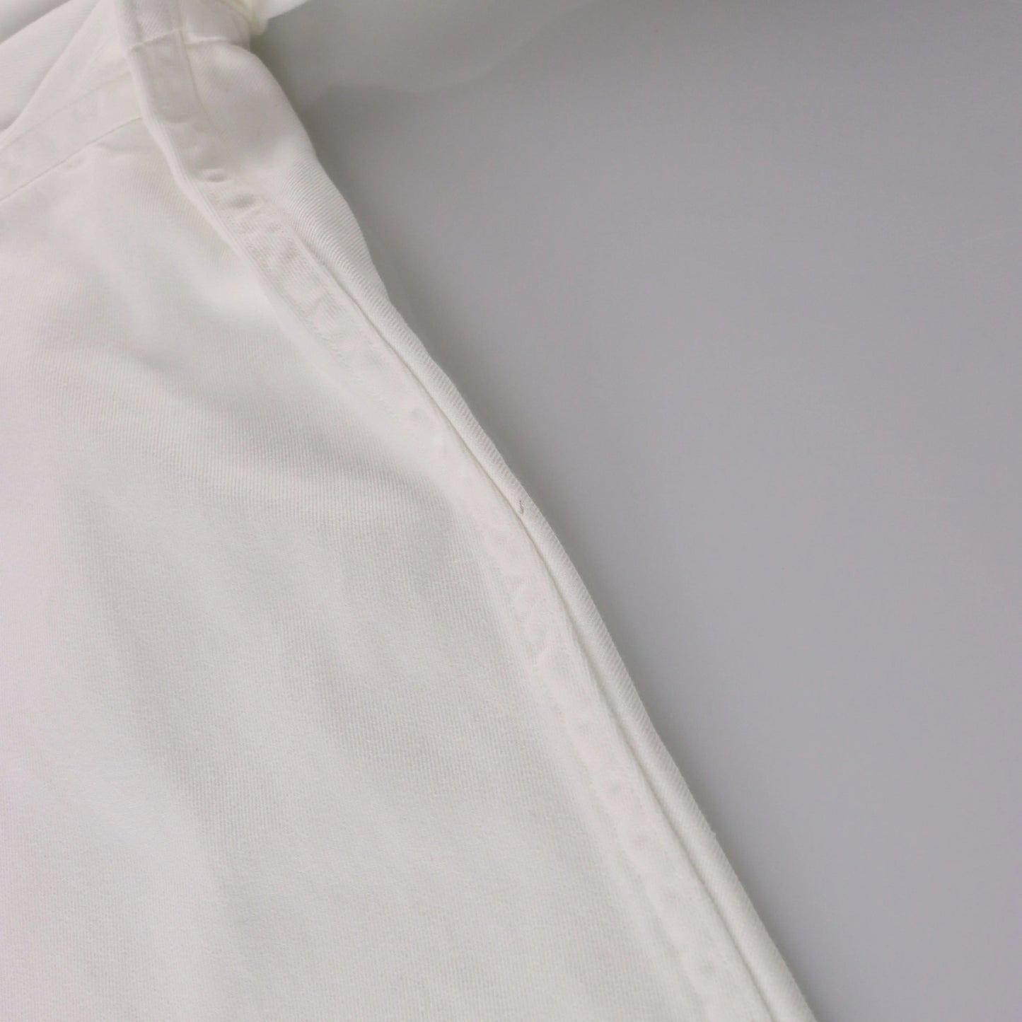 Vintage RALPH LAUREN White & Navy Embroidered Pony Button-Down Long Sleeve Shirt USA Made (XL)