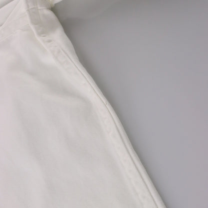 Vintage RALPH LAUREN White & Navy Embroidered Pony Button-Down Long Sleeve Shirt USA Made (XL)