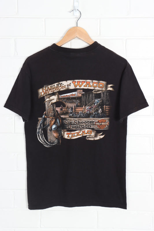 HARLEY DAVIDSON 'Forged In Iron' Jester Texas Wagon USA Made Tee (S-M) - Vintage Sole Melbourne