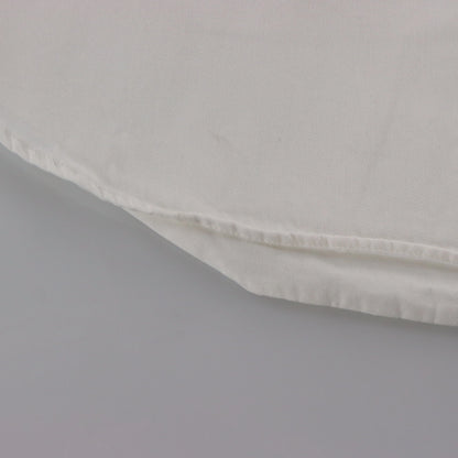 Vintage RALPH LAUREN White & Navy Embroidered Pony Button-Down Long Sleeve Shirt USA Made (XL)