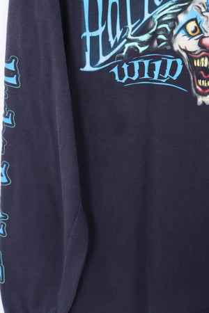 HARLEY DAVIDSON Wild Ride Joker Long Sleeve Navy T-Shirt (M-L)