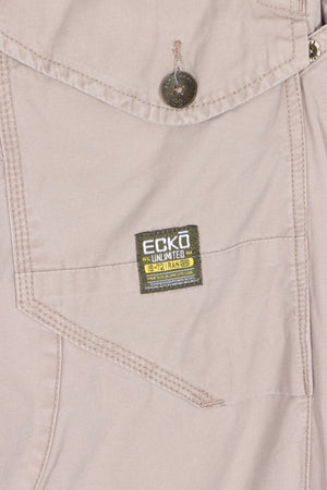 ECKO UNLTD Beige Cargo Pants (34)