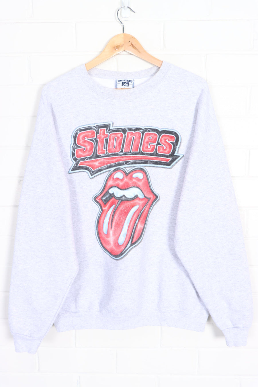 Rolling Stones 1997 Tongue & Lips Logo LEE Sweatshirt USA Made (L)