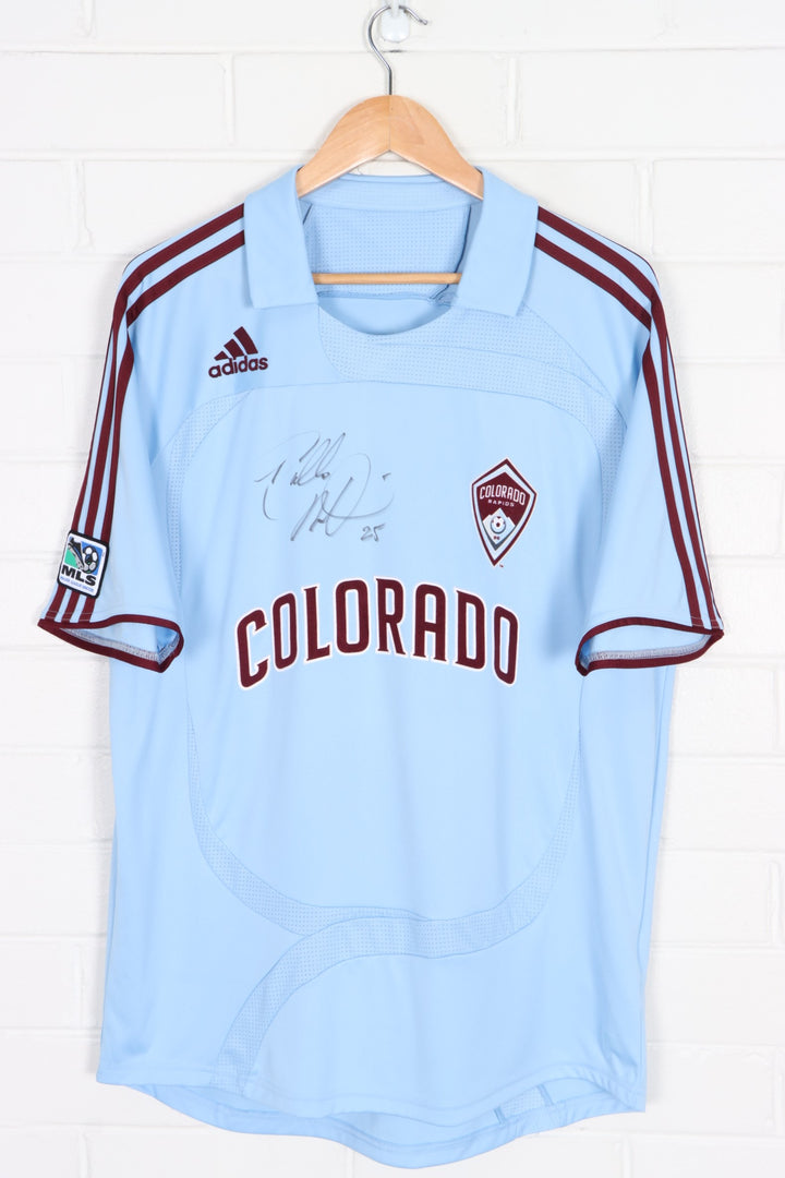 Colorado Rapids MLS Autographed Pablo Mastroeni 2007/2008 ADIDAS Away Soccer Jersey (L)