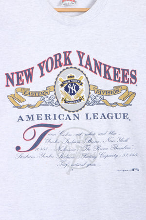 MLB New York Yankees 1991 Single Stitch NUTMEG T-Shirt (XL)