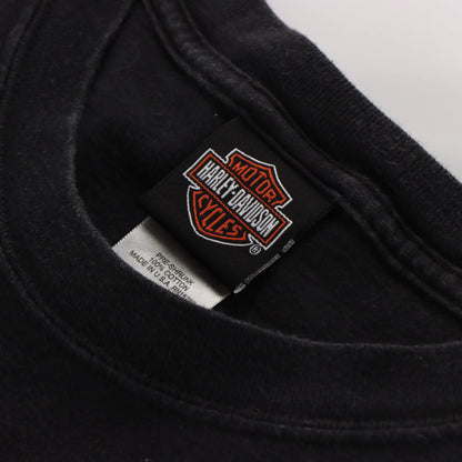 Vintage HARLEY DAVIDSON 'Downtown Seattle' USA Made Motorcycle Tee (XL)