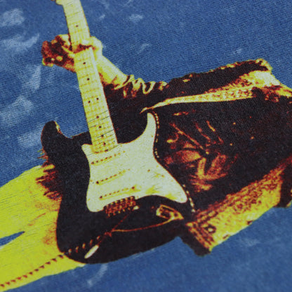 Vintage JIMMY HENDRIX Peace Sign Rock Music Blue Tee (XL)