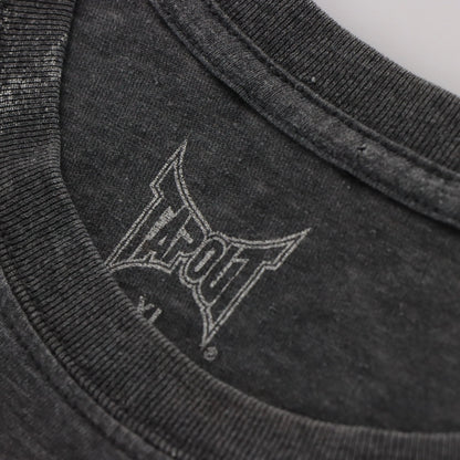 TAPOUT Y2K 'Simply Believe' Lion Grunge Tee (L-XL)