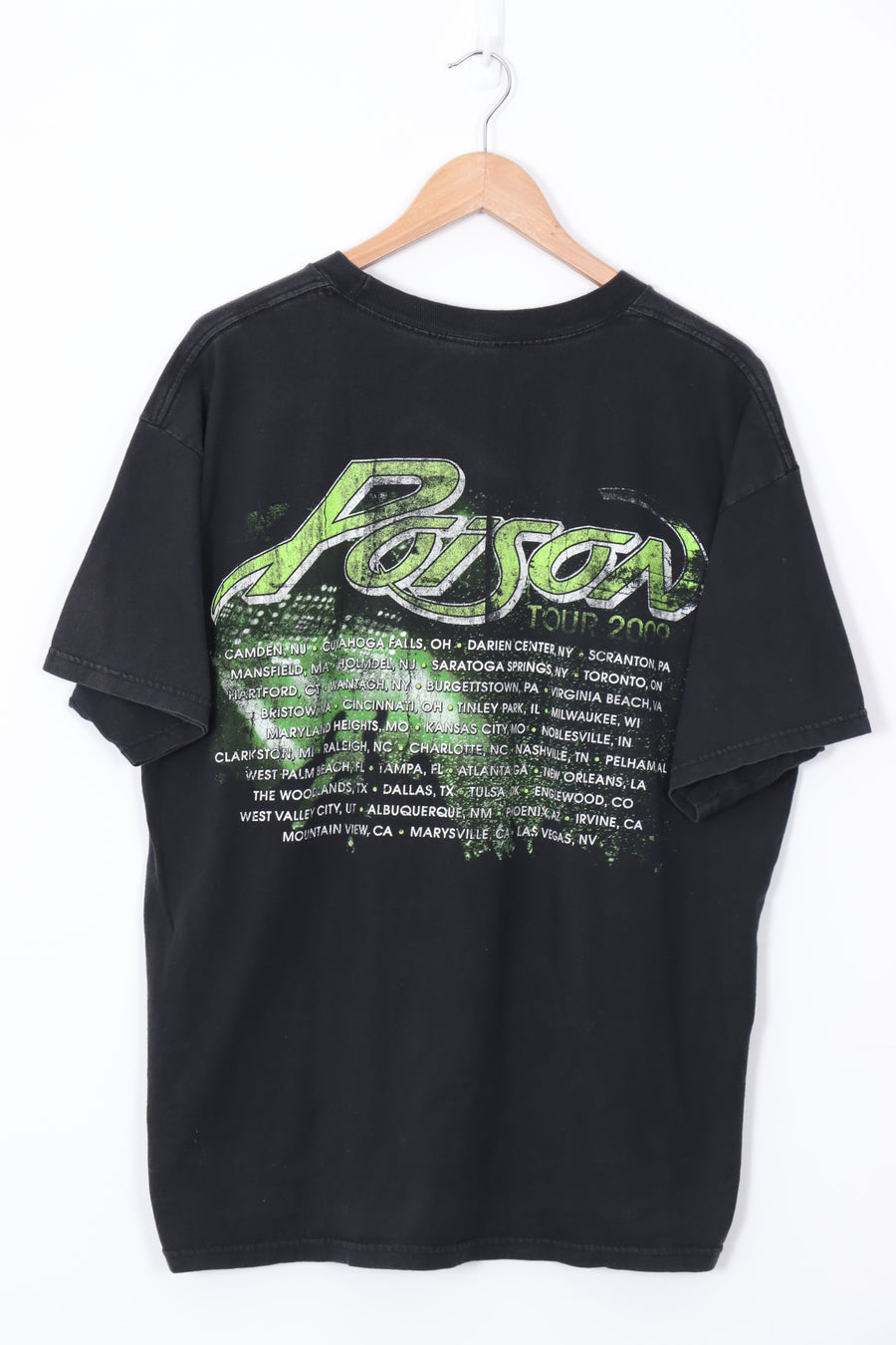 POSION Portraits Green & Black Music Band Tee (XL)