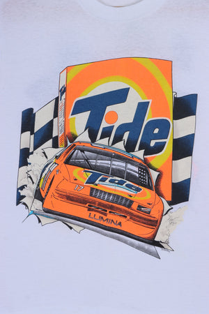 Darrell Waltrip #17 Dawn & Tide Front Back Single Stitch T-Shirt USA Made (L)