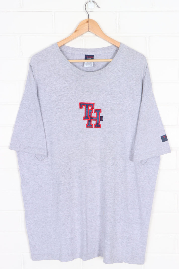 TOMMY HILFIGER Jeans Embroidered Initials Logo T-Shirt (XL)