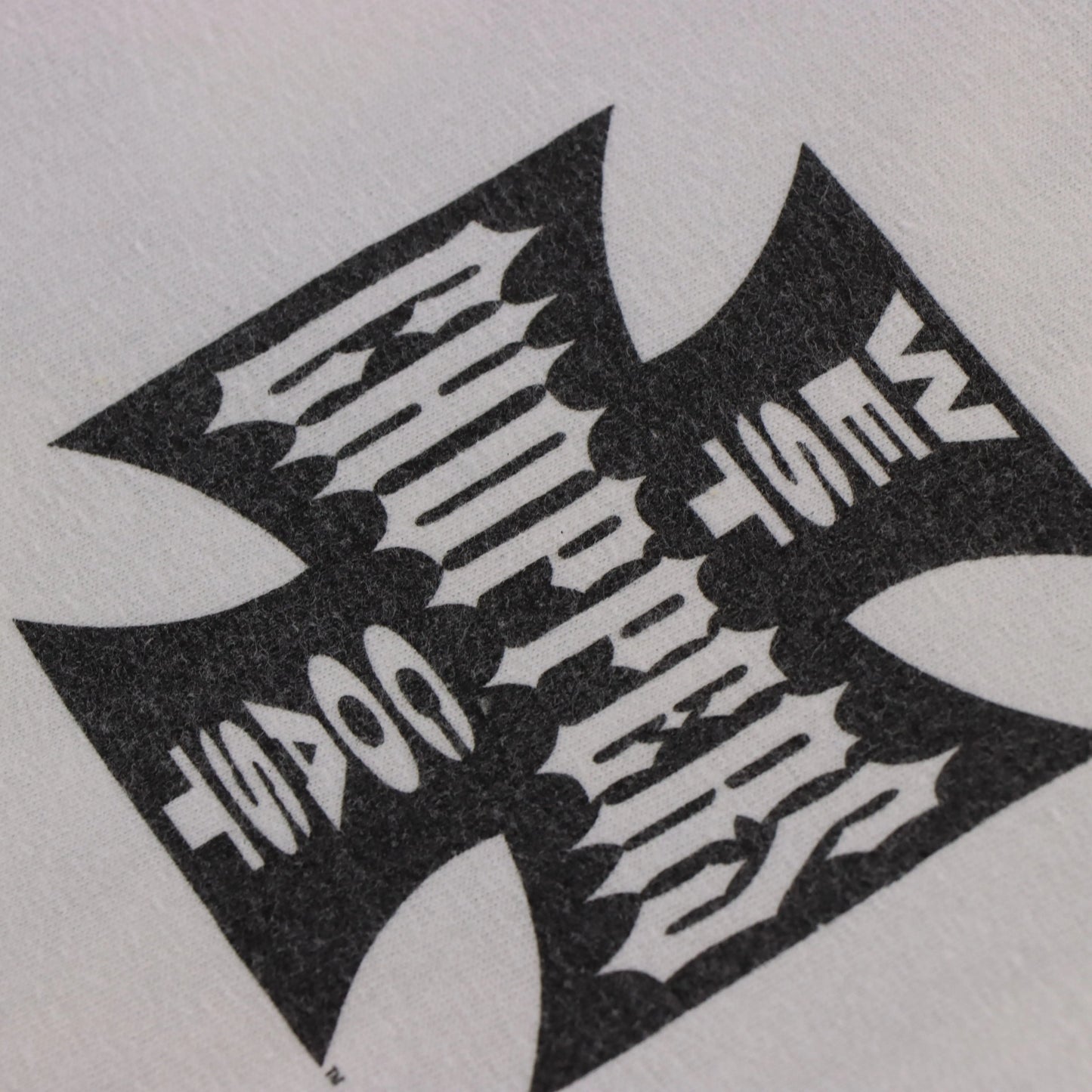 WEST COAST CHOPPERS Y2K Cross White Vintage Long Sleeve Tee (S)