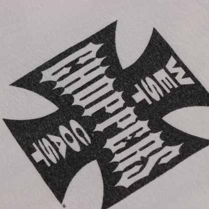 WEST COAST CHOPPERS Y2K Cross White Vintage Long Sleeve Tee (S)