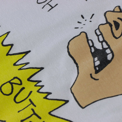 1993 BEAVIS AND BUTT-HEAD Single Stitch Vintage Comedy Cartoon T-Shirt (L)
