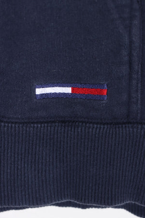 TOMMY HILFIGER JEANS Embroidered Spell Out Logo Hoodie (XXL)