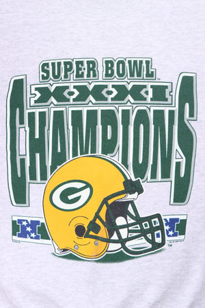 Green Bay Packers 1997 NFL Super Bowl XXXI Champions Sweatshirt (M)