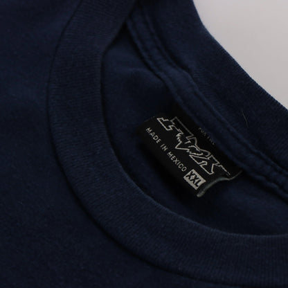 Vintage FOX Motocross Racing Engine Navy T-Shirt (XXL)