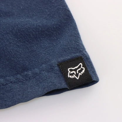 Vintage FOX Motocross Racing Engine Navy T-Shirt (XXL)