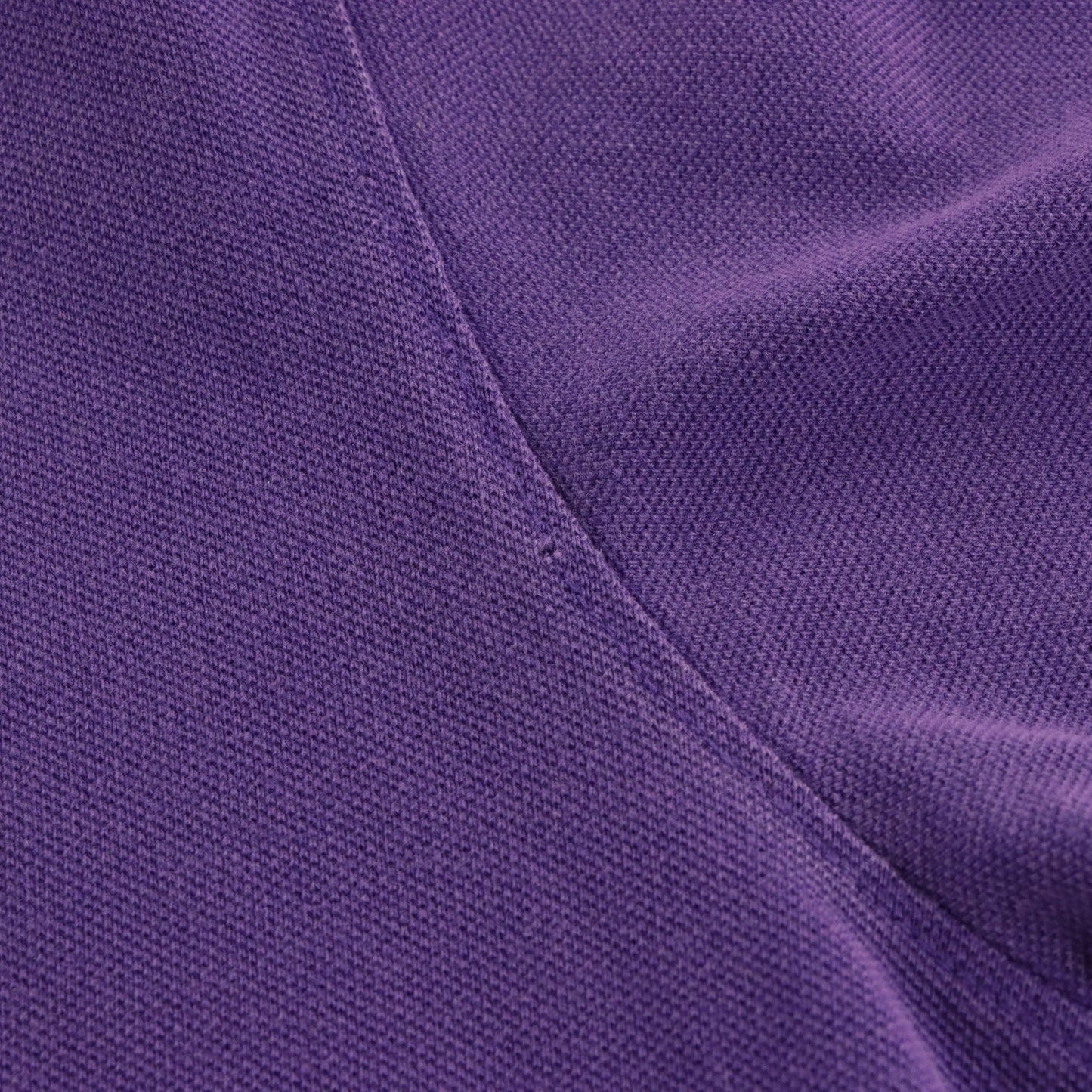 SOUTHPOLE Embroidered Crest Logo Vintage Purple Polo Shirt (M-L)