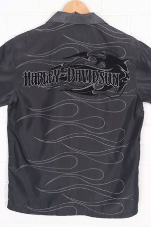 HARLEY DAVIDSON Y2K Swirl Front Back Short Sleeve Shirt (M-L)