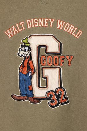 DISNEY World Goofy #32 Embroidered Patch Hoodie (XL-XXL)
