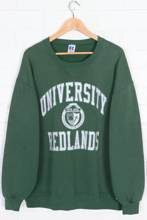 University of Redlands Logo Spell Out RUSSELL Sweatshirt USA Made (XL-XXL)
