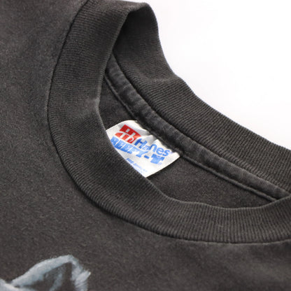 Vintage 1993 Lone Wolf Two Sided Harlequin USA Made T-Shirt (L)
