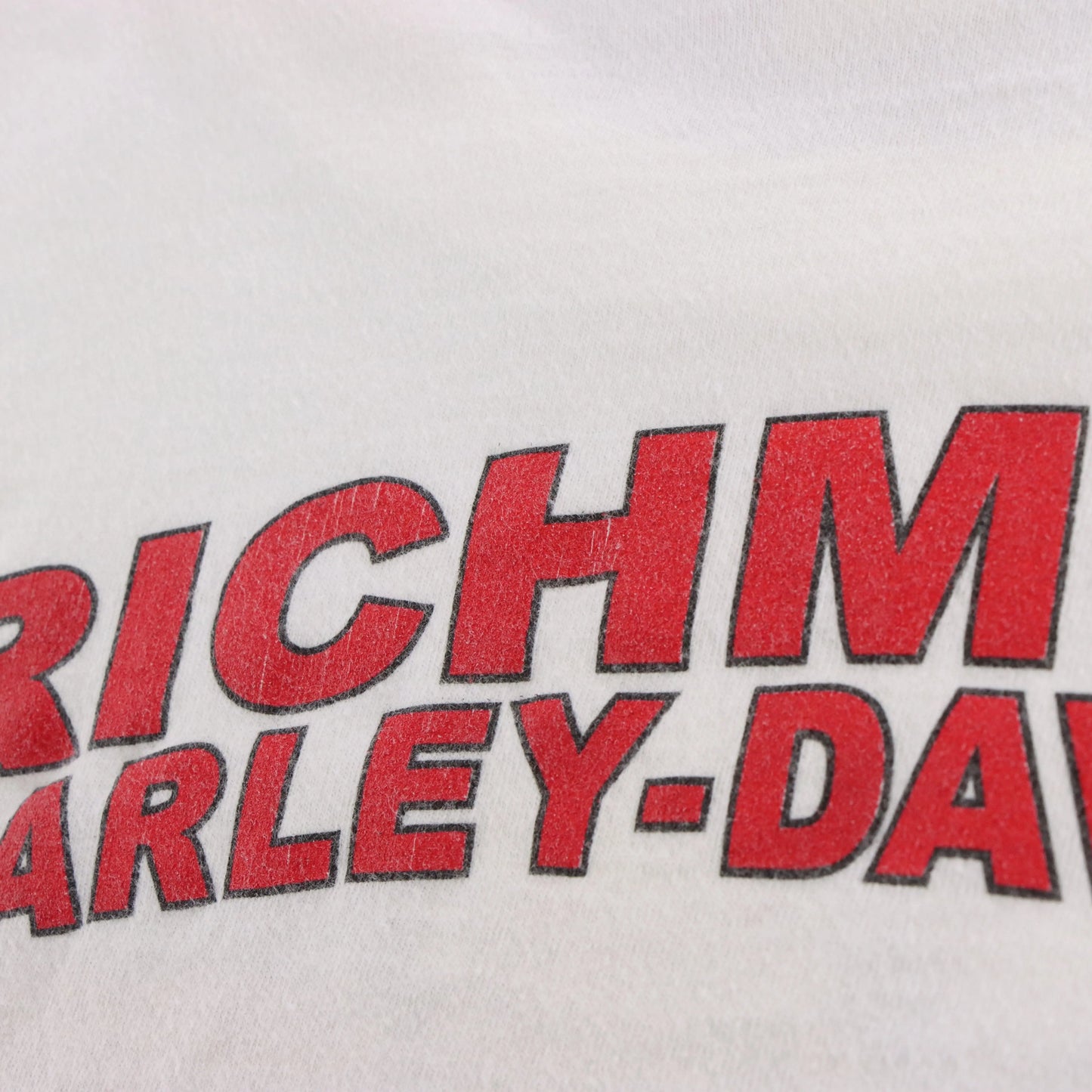 HARLEY DAVIDSON Richmond Virginia USA Made Flame Graphic Long Sleeve Tee (XXL)