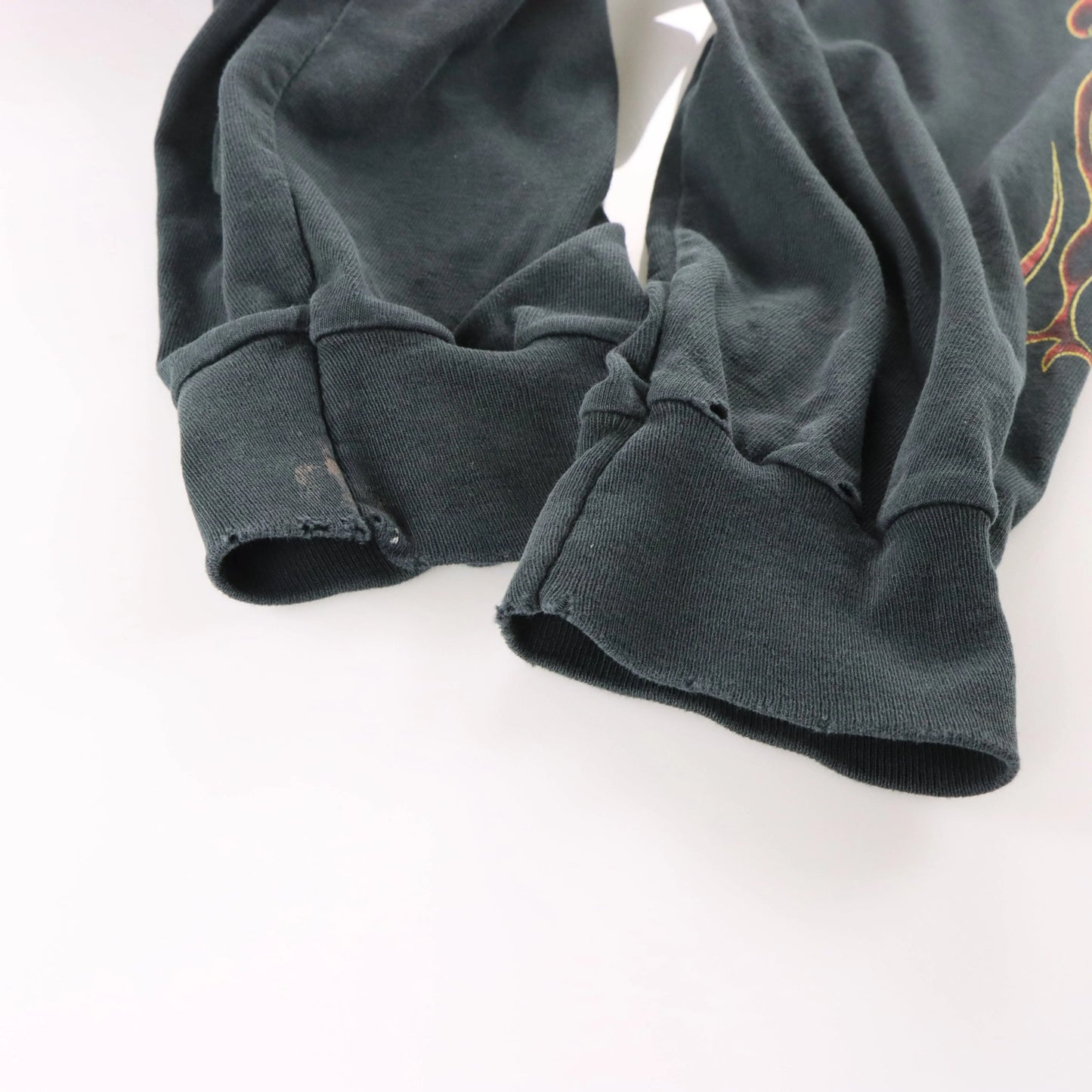 Vintage HARLEY DAVIDSON Detroit Double Sided Y2K Long Sleeve Tee USA Made (M-L)