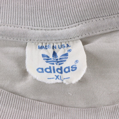 Vintage ADIDAS Patrick Ewing Single Stitch USA Made Light Grey T-Shirt (L TALL)