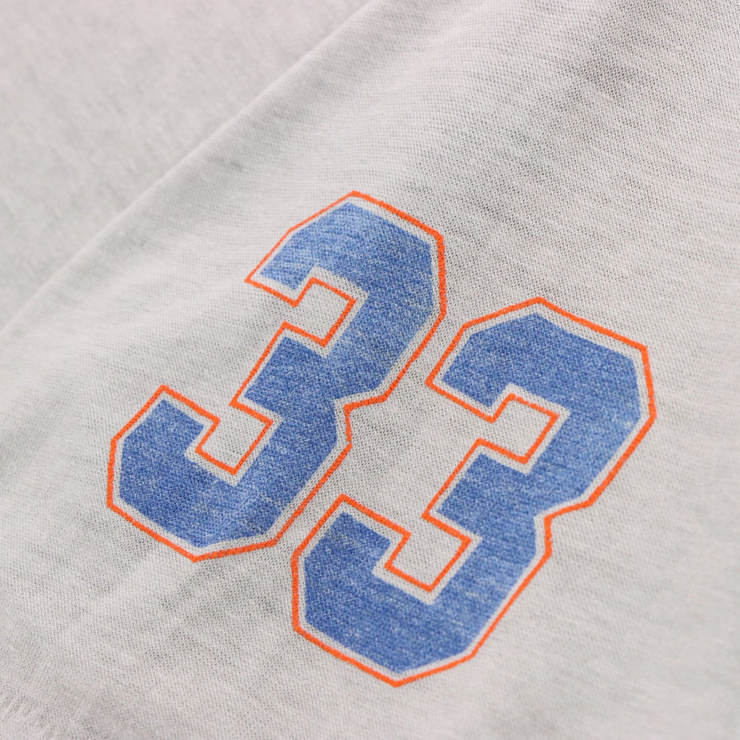 Vintage ADIDAS Patrick Ewing Single Stitch USA Made Light Grey T-Shirt (L TALL)