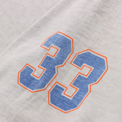 Vintage ADIDAS Patrick Ewing Single Stitch USA Made Light Grey T-Shirt (L TALL)