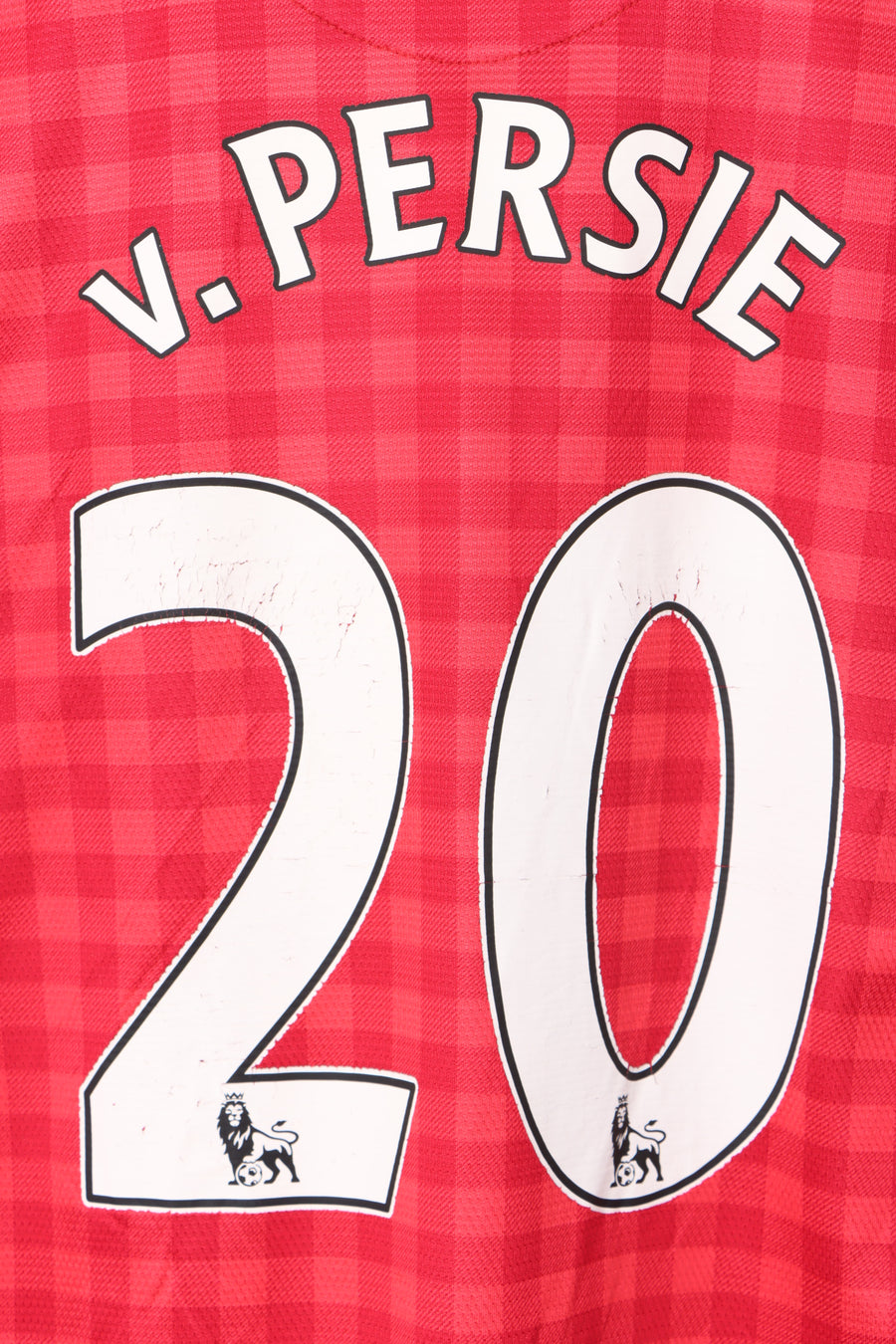 Manchester United 2012/2013 Persie #20 NIKE Home Soccer Jersey (M)