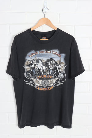 HARLEY DAVIDSON Looney Tunes 'Wild as the Wind'  USA Made Tee (L)