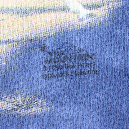Vintage 1999 THE MOUNTAIN Wild Horses Blue Tie Dye T-Shirt (XL TALL) Vintage Sole Melbourne