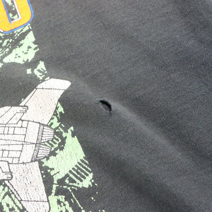 Vintage 1991 Black & Neon F/A-18 Hornet Fighter Jet Single Stitch Tee USA Made (L-XL) Vintage Sole Melbourne