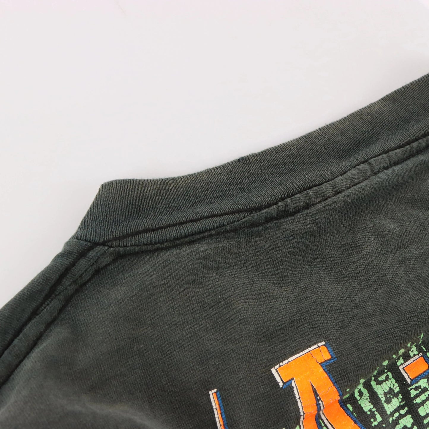 Vintage 1991 Black & Neon F/A-18 Hornet Fighter Jet Single Stitch Tee USA Made (L-XL) Vintage Sole Melbourne