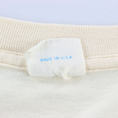 Vintage 1978 "Sea Otter And Pup" Light Beige Single Stitch BELTON Tee USA Made (S)